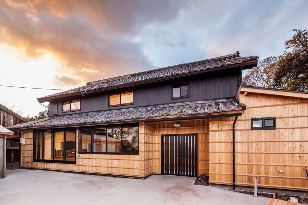 古民家をリノベーションした家